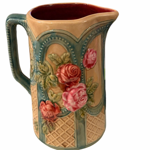 Frie Onnaing Other - Antique French Art Nouveau Majolica Pitcher.